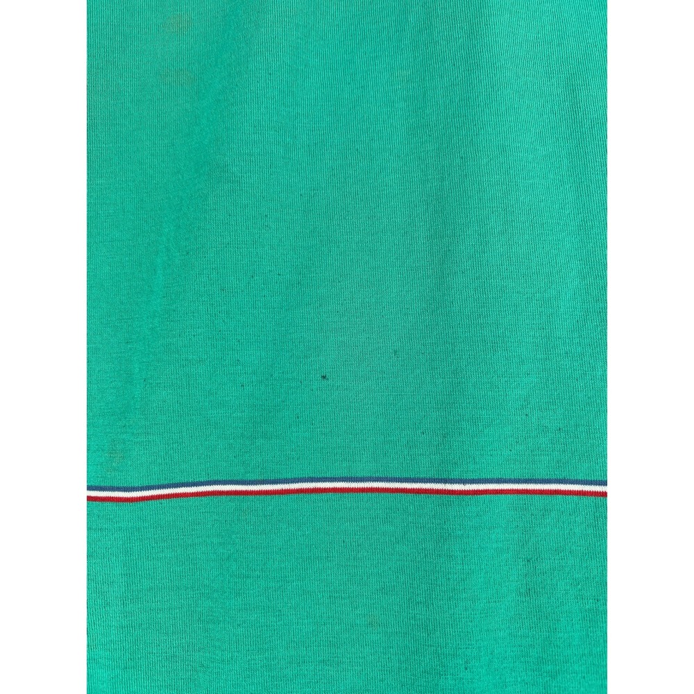 Vintage 80s IZOD Lacoste Polo Shirt Made in Japan Green Cotton Preppy Golf Shirt - Picture 5 of 12